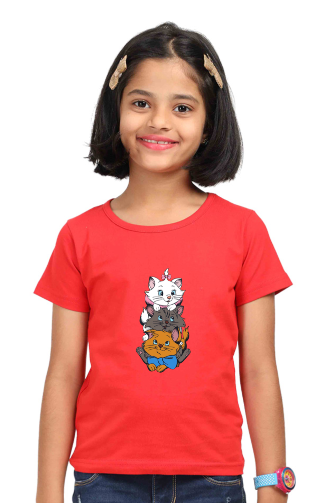 Kitten Trio Girls Tee