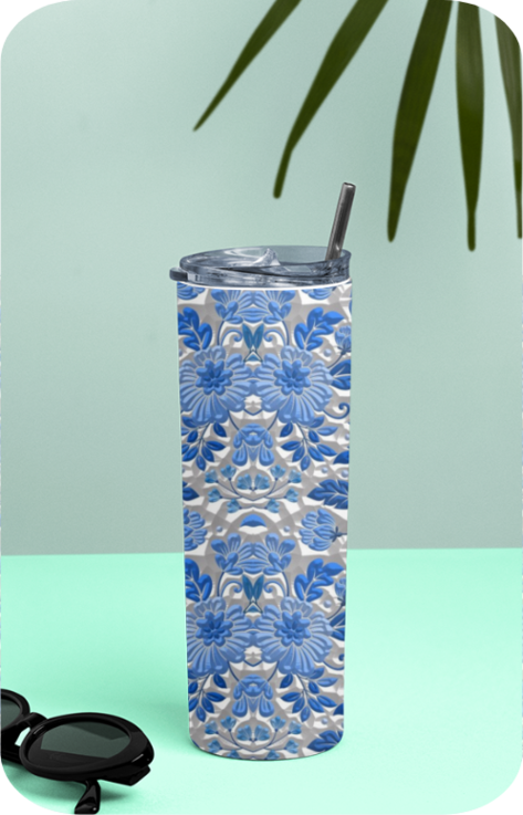 Whimsy Blossom Tumbler