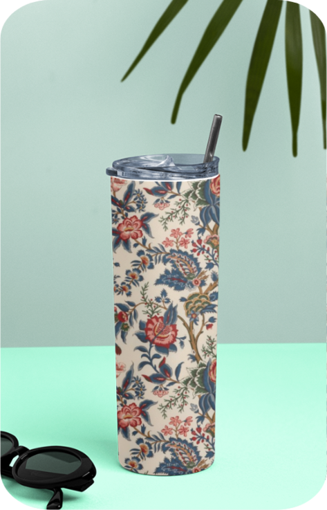 Floral Bloom Tumbler