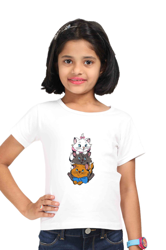 Kitten Trio Girls Tee