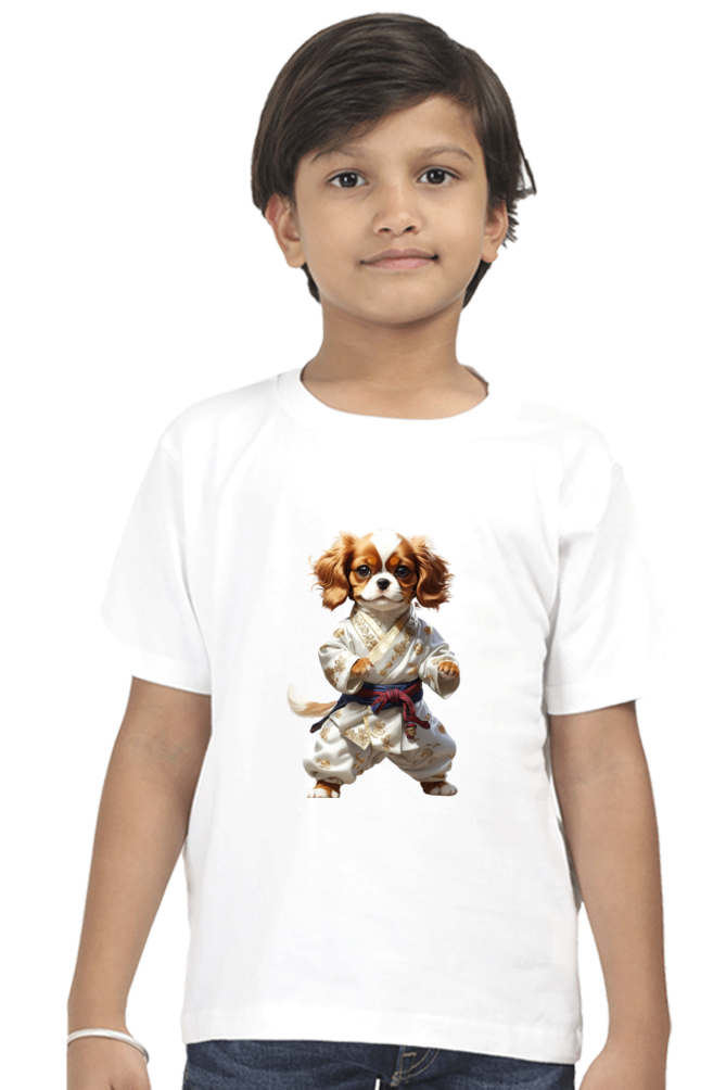 Doggy Cool : Cotton T-Shirt For Kids