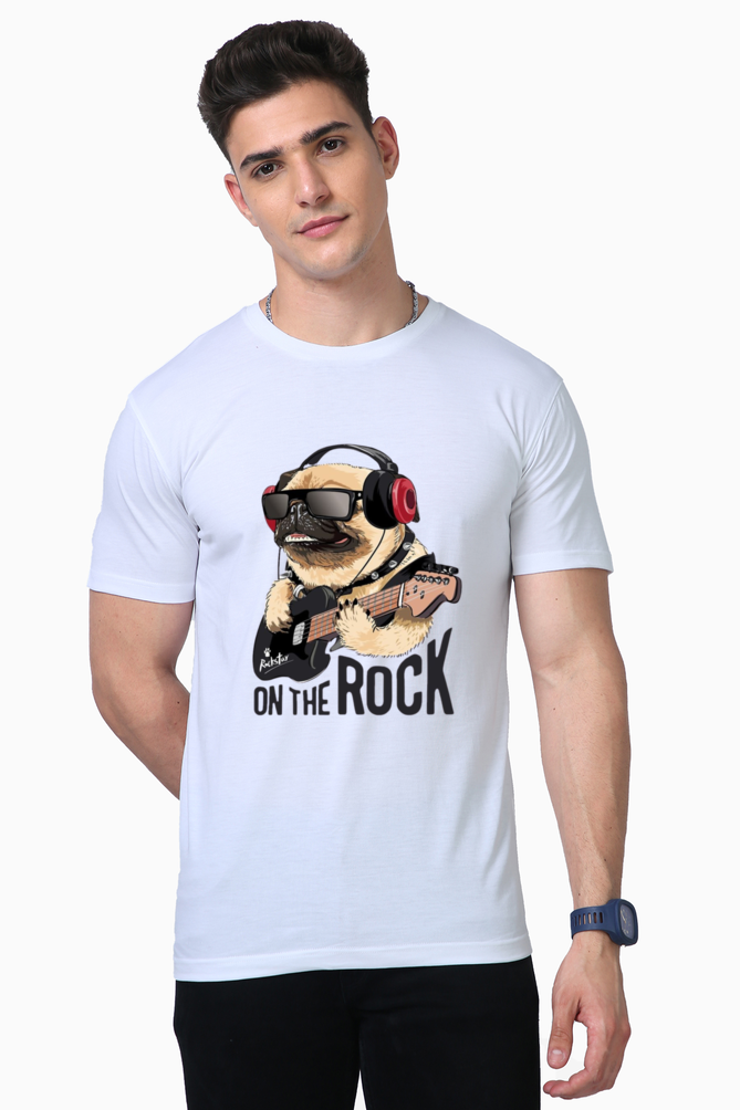 Pug Power Chords Unisex Cotton T-Shirt