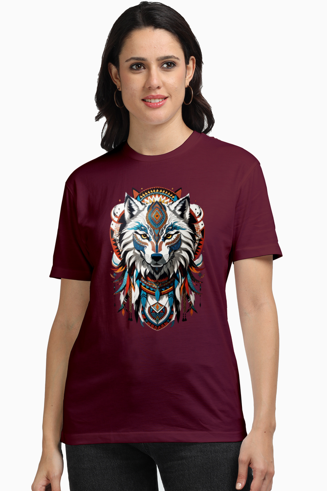 Wanderlust Wolf: Women's Chromatic Charm Tee