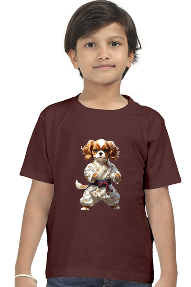 Doggy Cool : Cotton T-Shirt For Kids