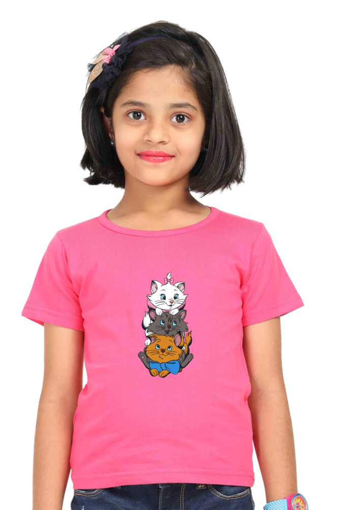 Kitten Trio Girls Tee