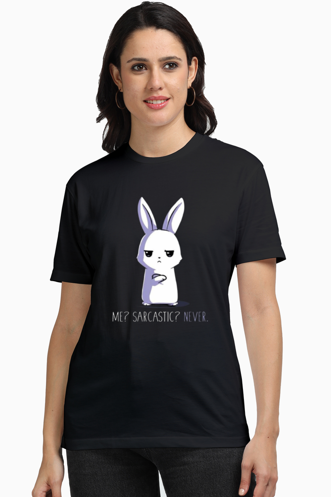 Sarcastic Bunny Unisex Cotton T-Shirt