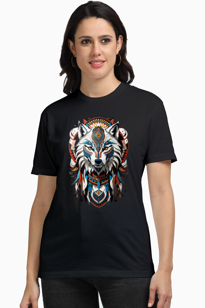 Wanderlust Wolf: Women's Chromatic Charm Tee