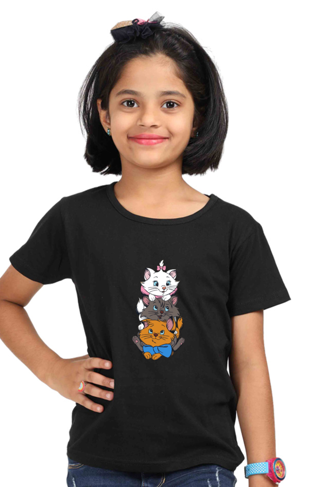 Kitten Trio Girls Tee