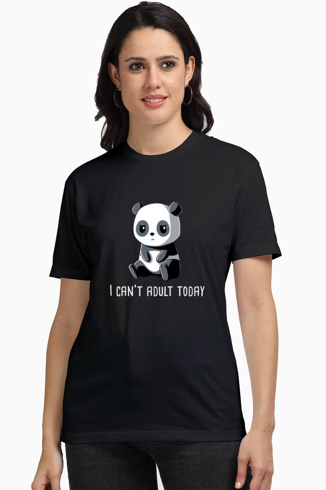 Panda Procrastinator Unisex Cotton T-Shirt