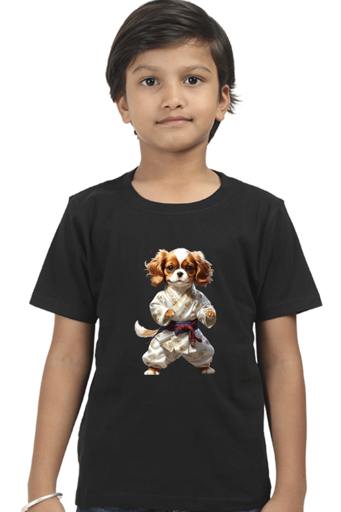 Doggy Cool : Cotton T-Shirt For Kids