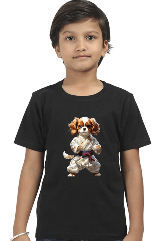 Doggy Cool : Cotton T-Shirt For Kids