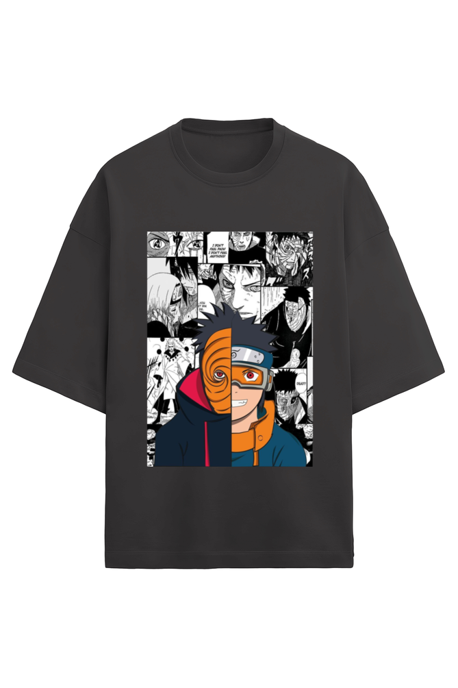 Obito Obsession Oversized Tee - Black