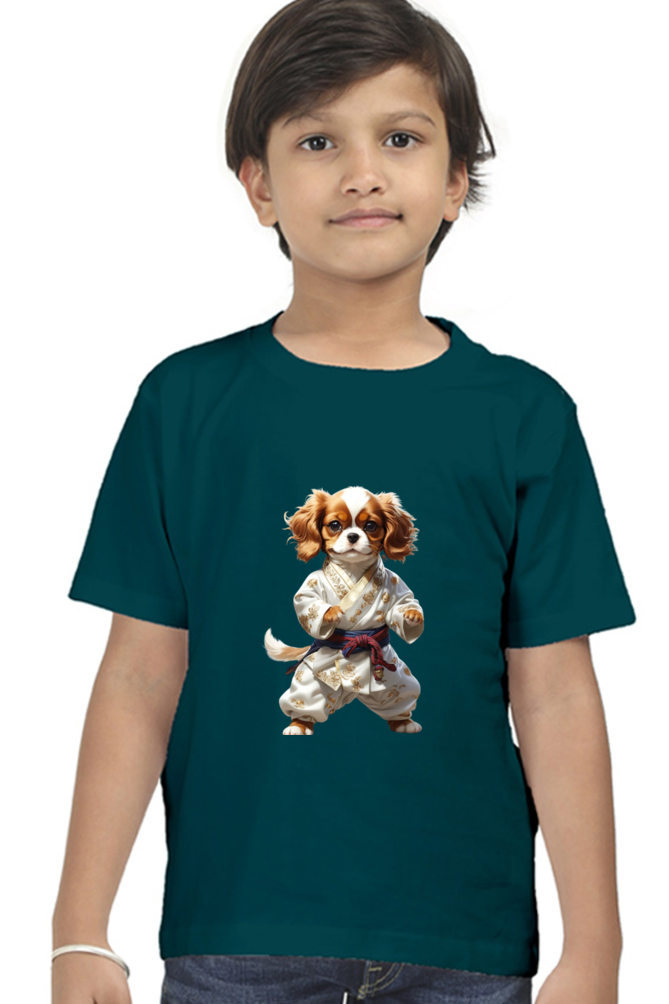 Doggy Cool : Cotton T-Shirt For Kids