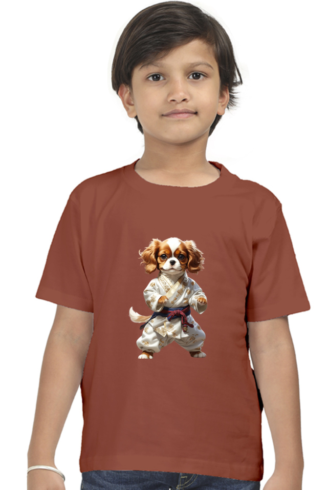 Doggy Cool : Cotton T-Shirt For Kids