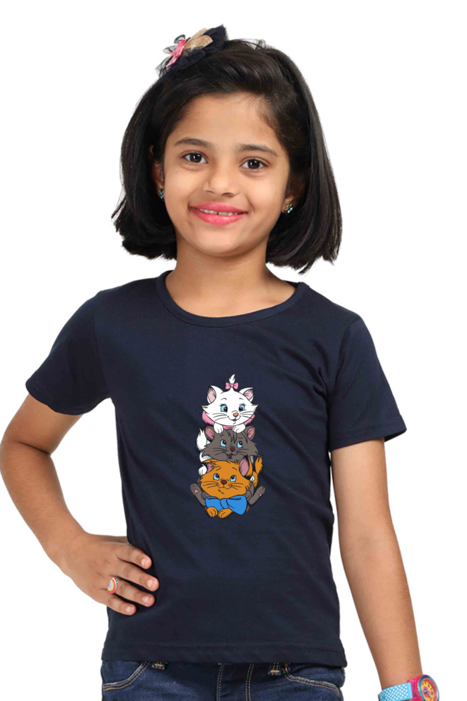 Kitten Trio Girls Tee