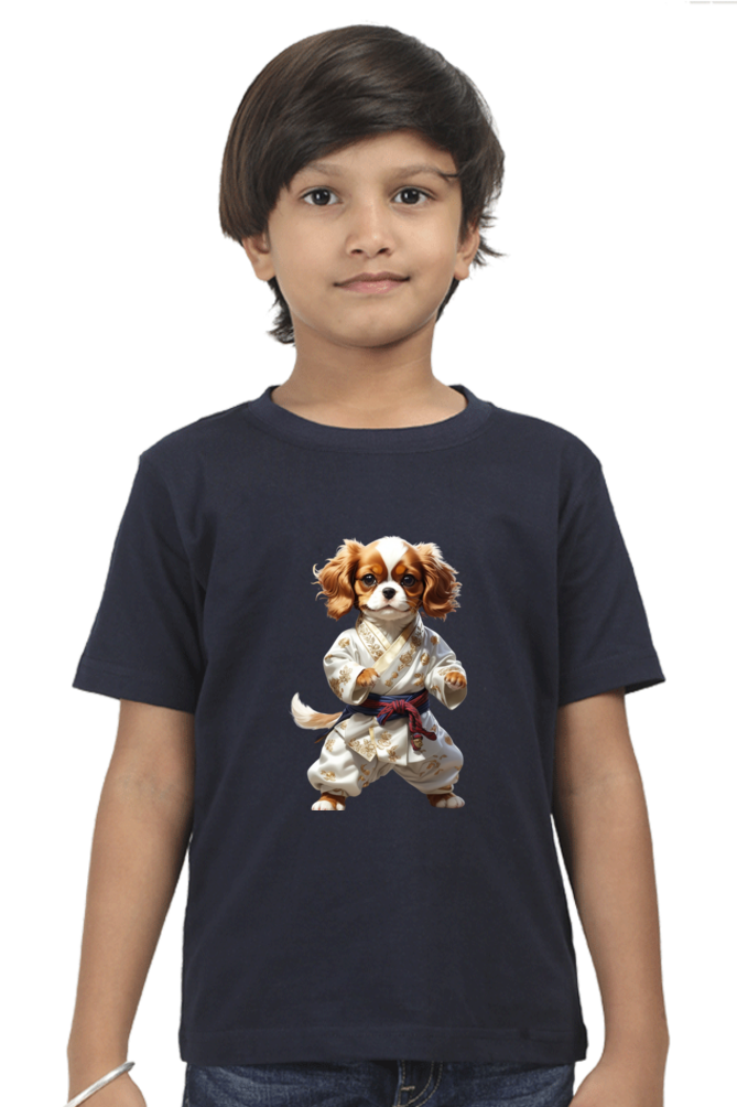 Doggy Cool : Cotton T-Shirt For Kids