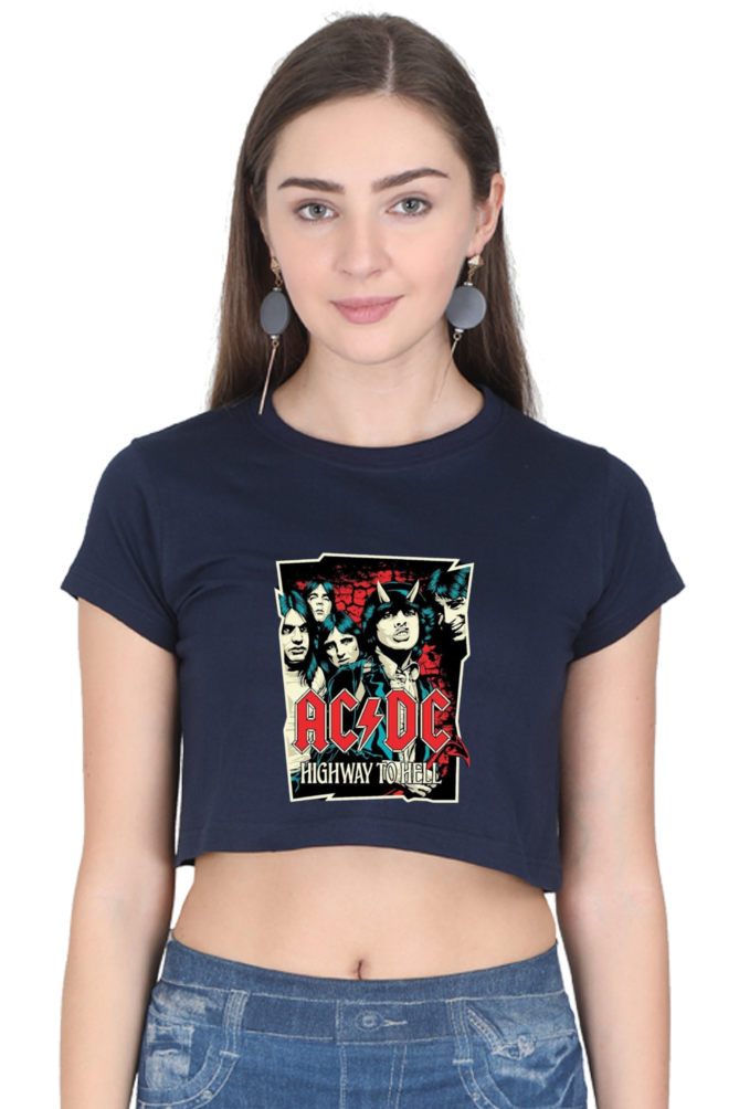 ACDC Crop Top