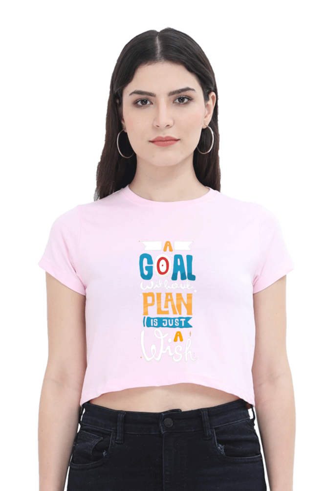 Dreamer's Delight Crop Top – Light baby Pink