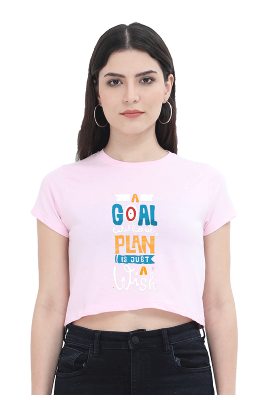 Dreamer's Delight Crop Top – Light baby Pink