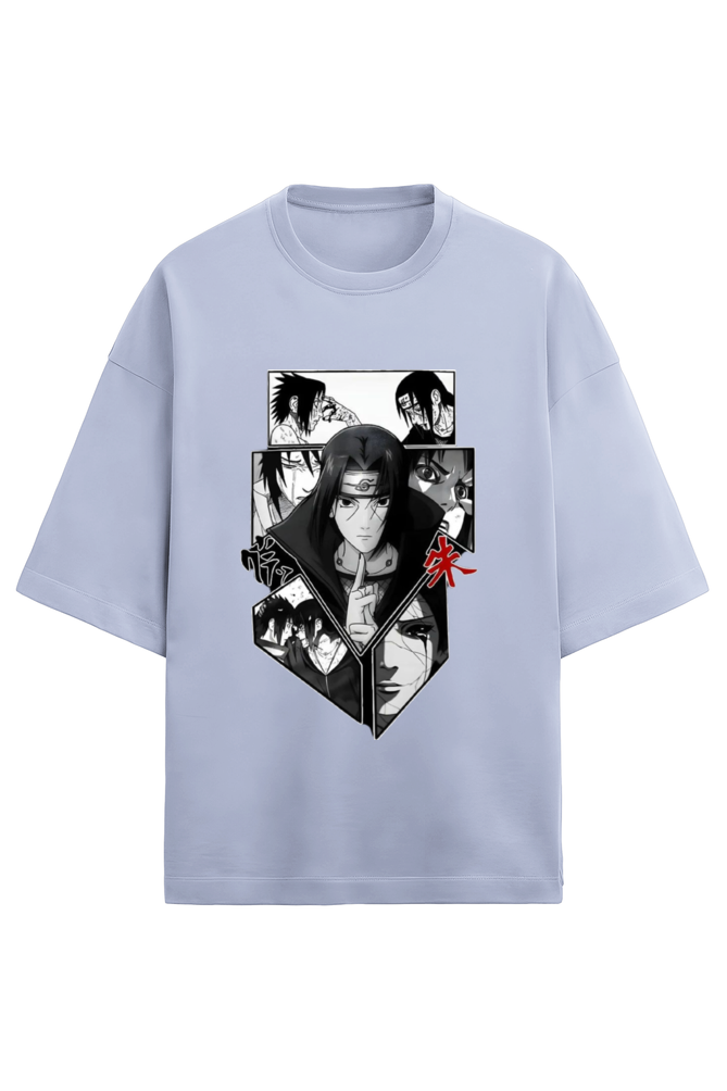 Uchiha Nostalgia Oversized Terry Tee - Lavender