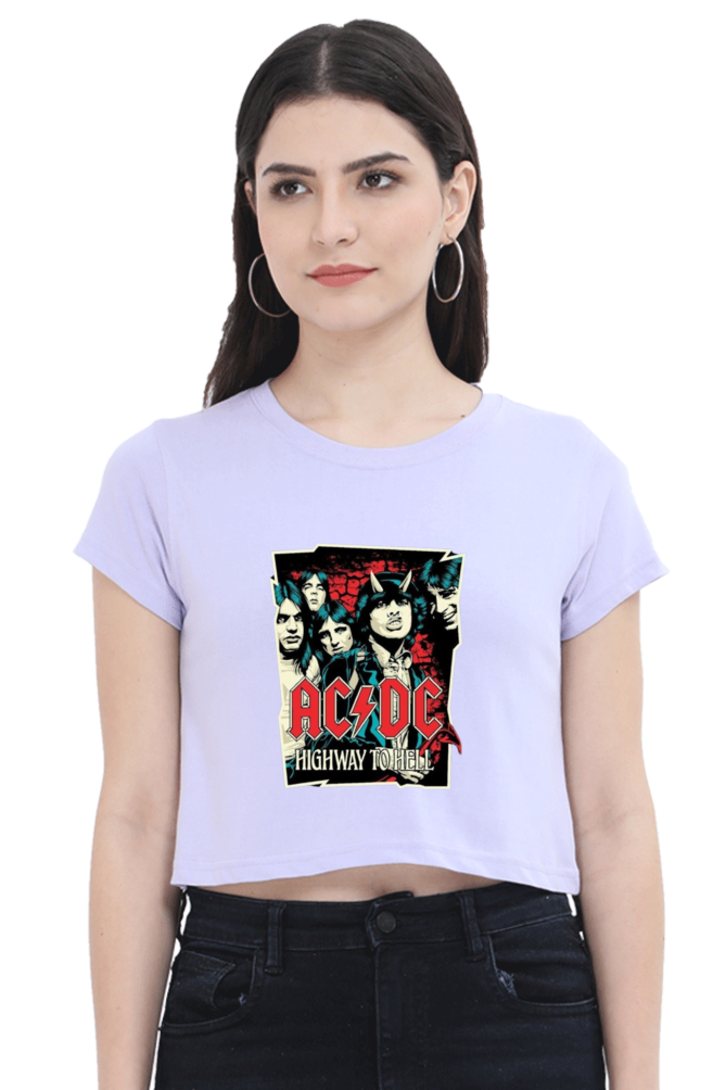 ACDC Crop Top