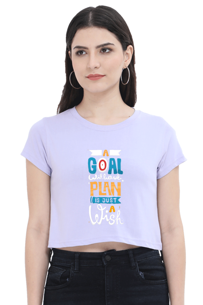 Dreamer's Delight Crop Top – Lavender