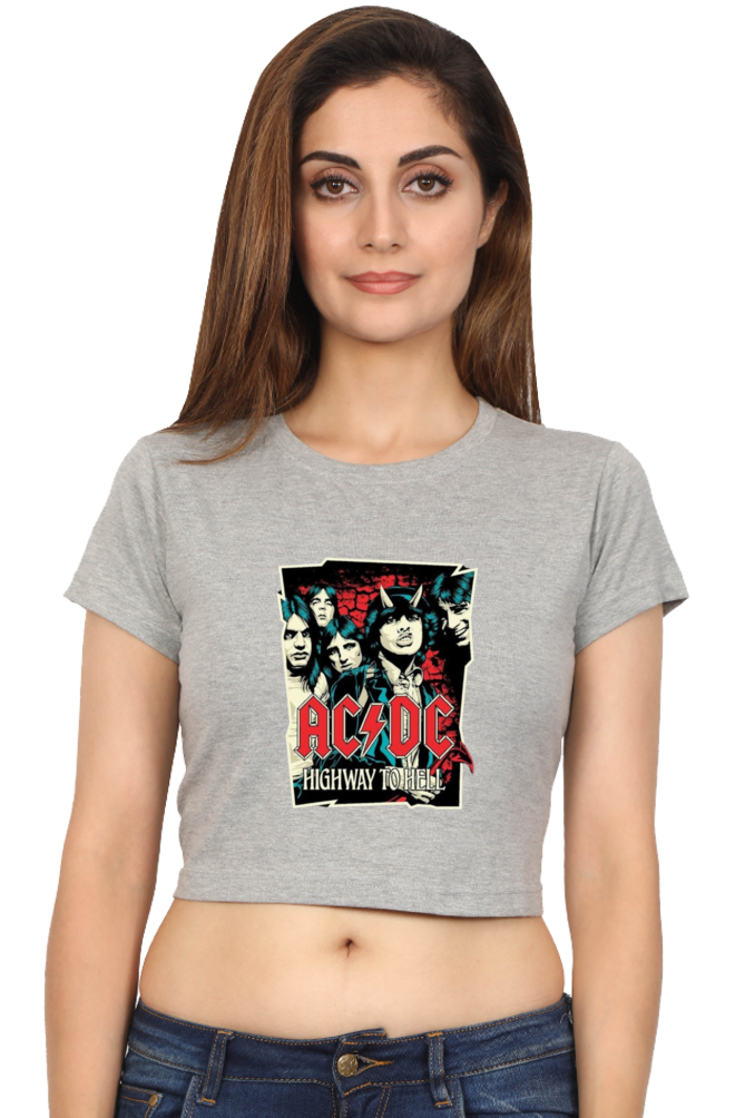 ACDC Crop Top