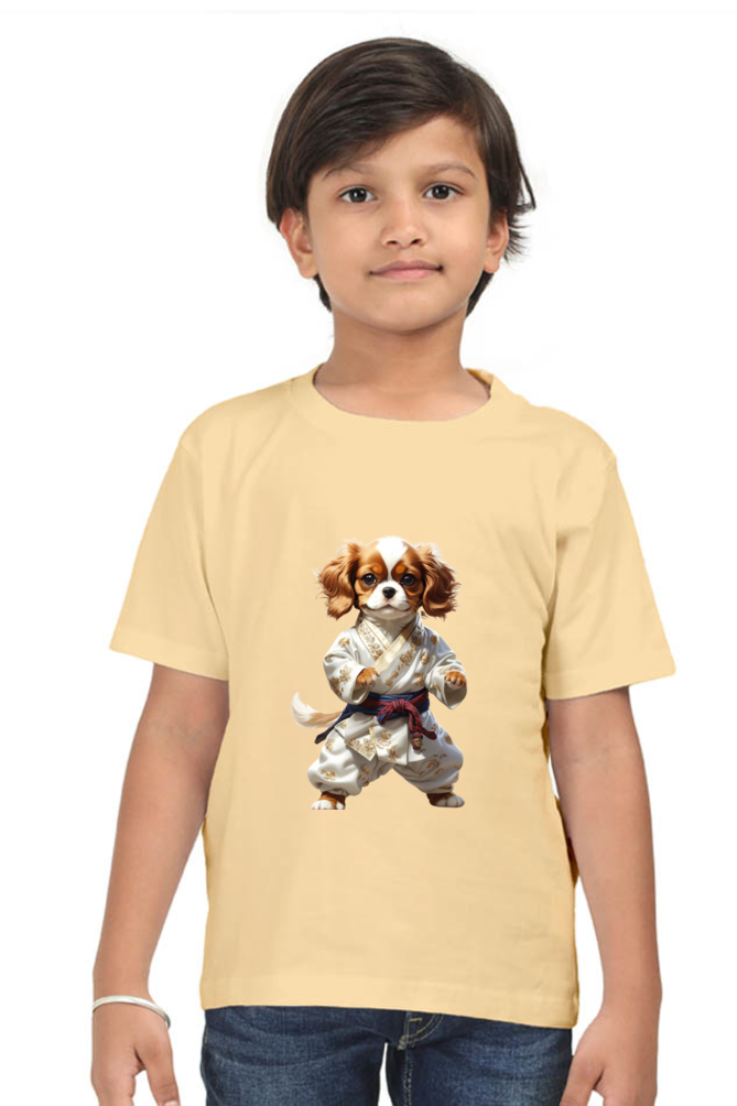 Doggy Cool : Cotton T-Shirt For Kids