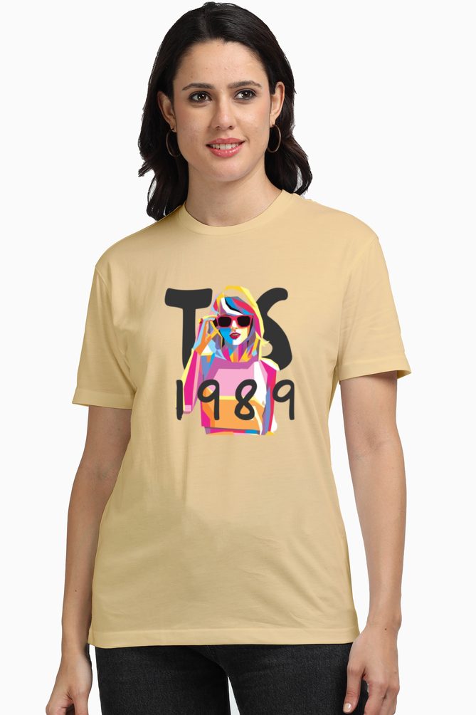 Women's Tee: The "1989 Queen" Edition - Beige