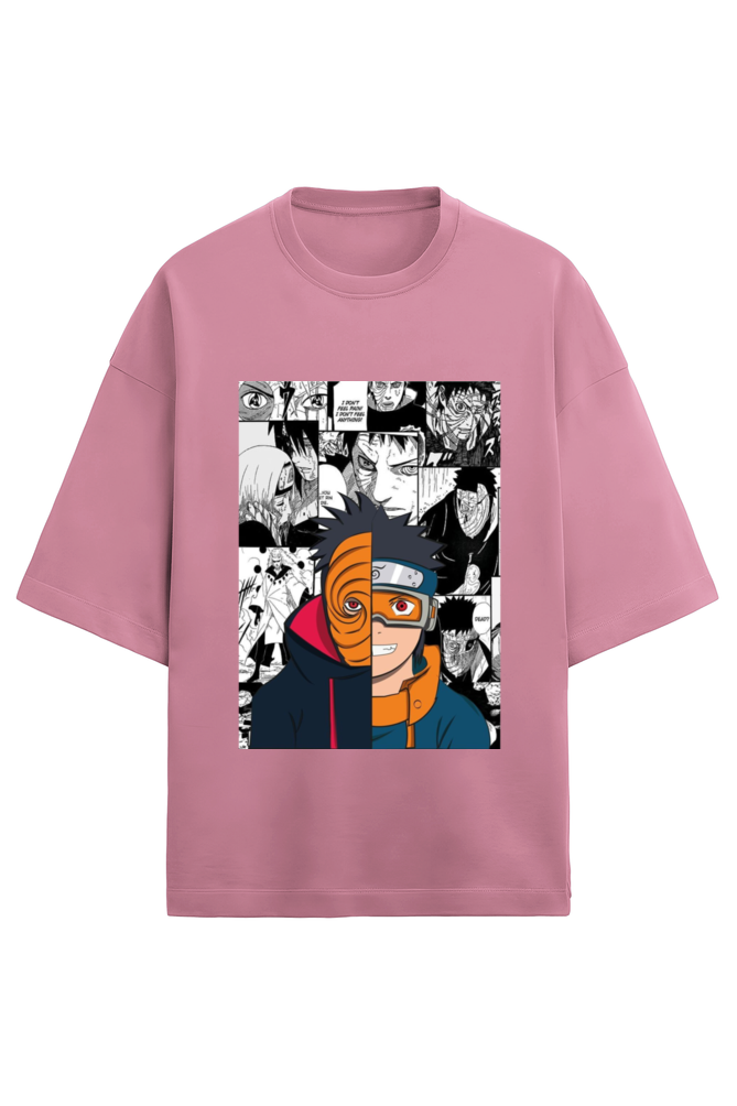 Obito Obsession Oversized Tee - Flamingo