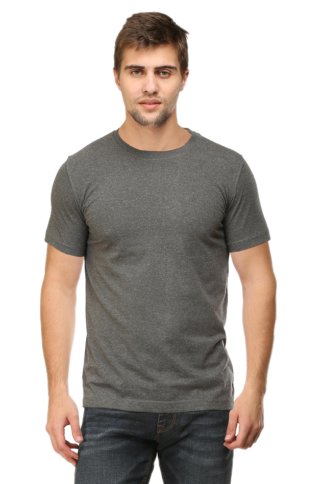 The Essential Tee - Charcoal Melange