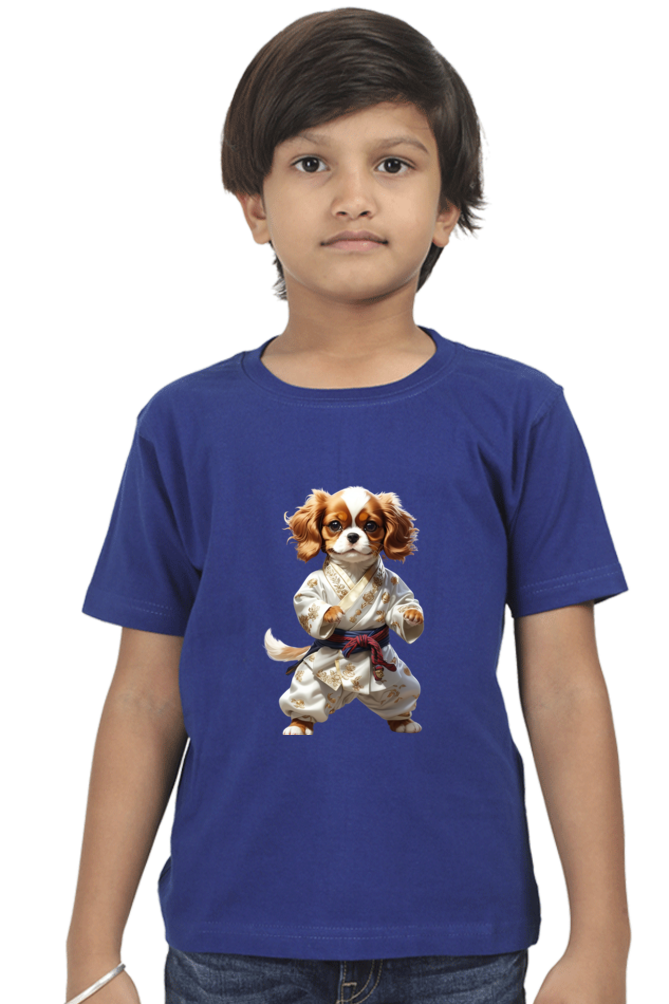 Doggy Cool : Cotton T-Shirt For Kids