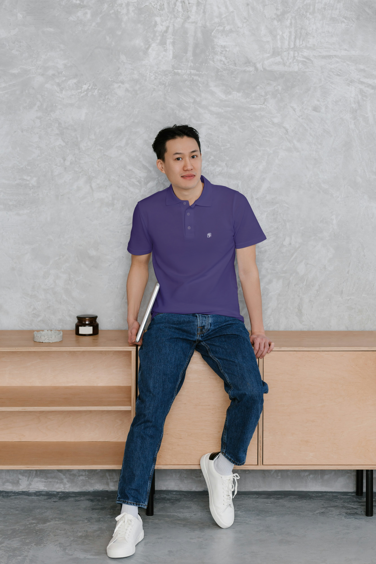 Essential Elegance: The Classic Polo T-Shirt - Purple