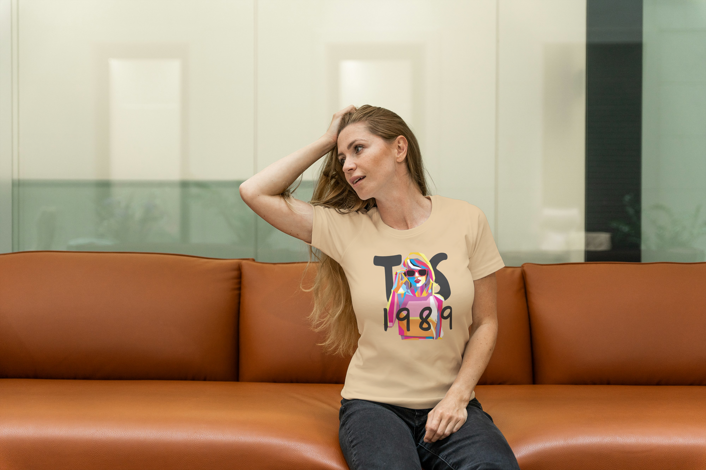 Women's Tee: The "1989 Queen" Edition - Beige