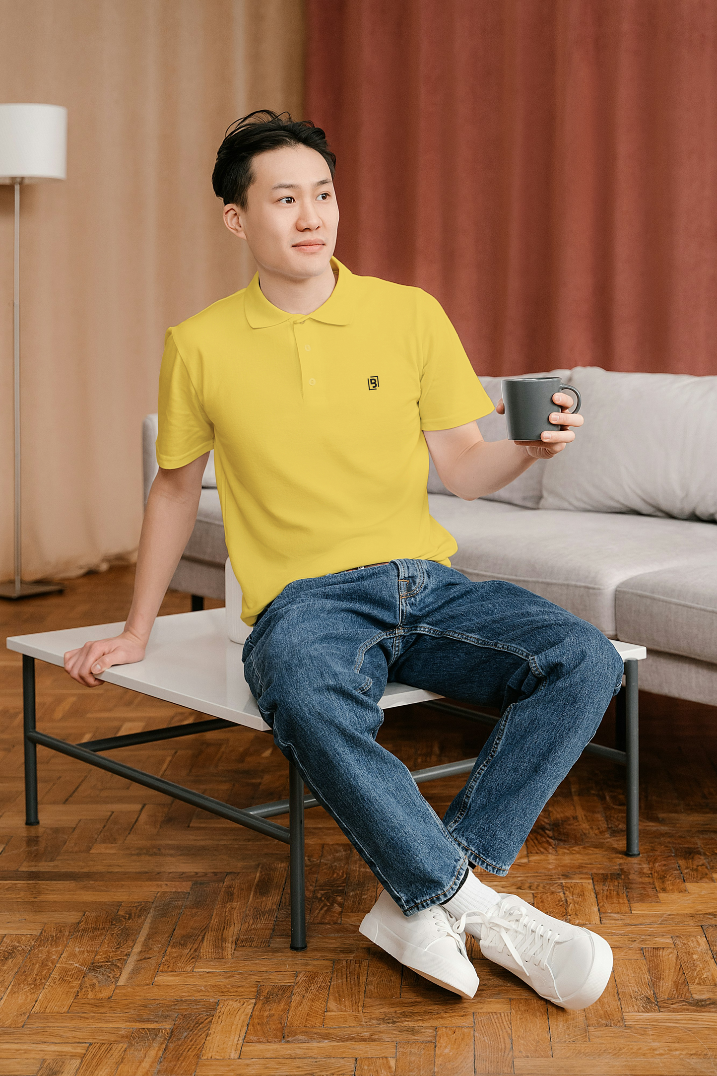 Essential Elegance: The Classic Polo T-Shirt - Mustard Yellow