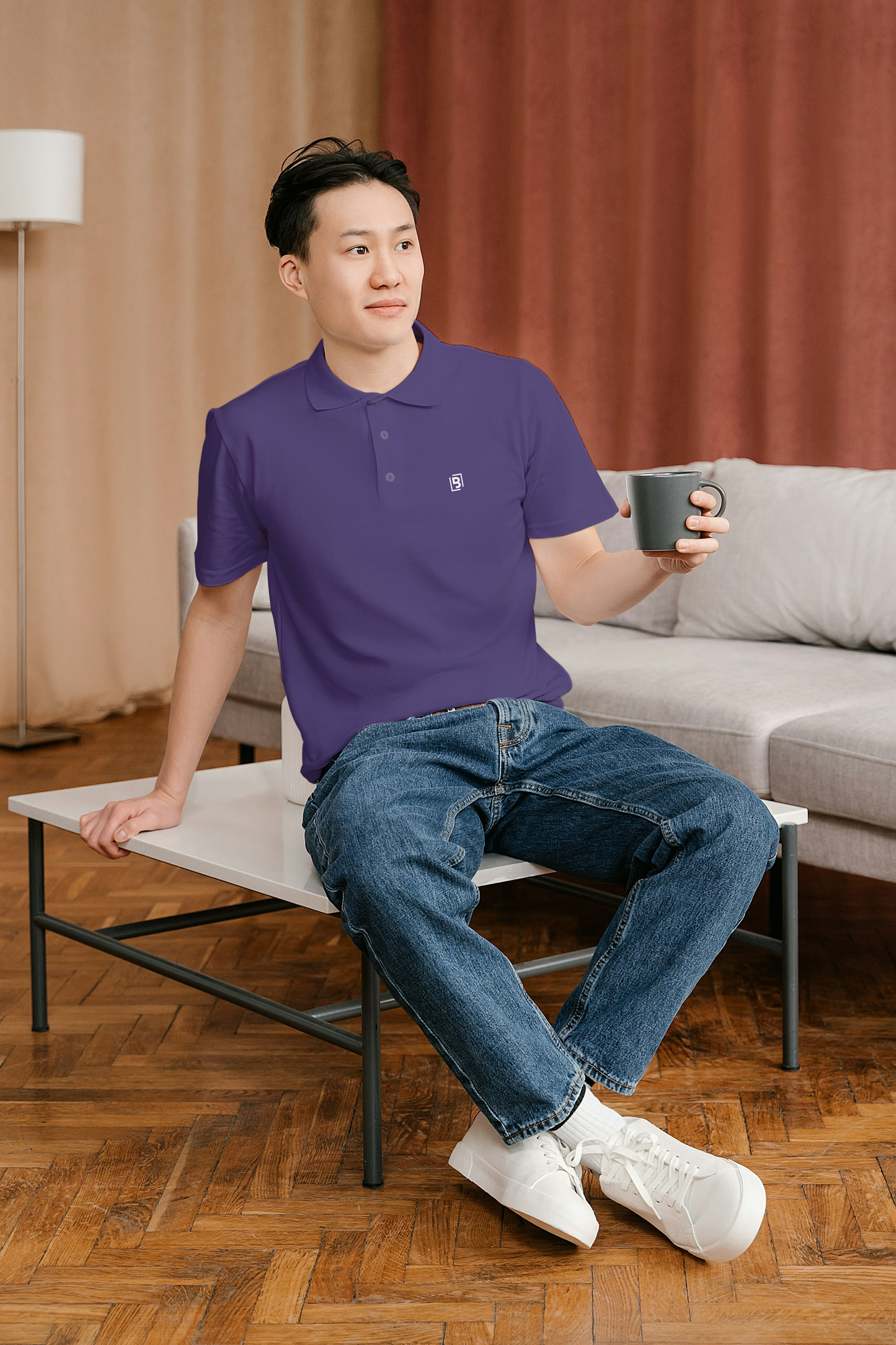 Essential Elegance: The Classic Polo T-Shirt - Purple