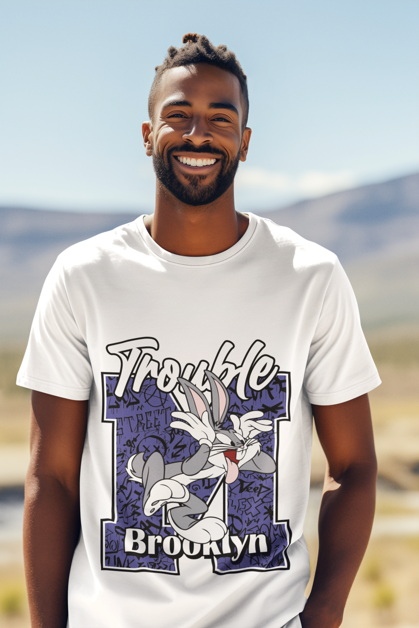 Brooklyn Trouble Bunny Men's Tee