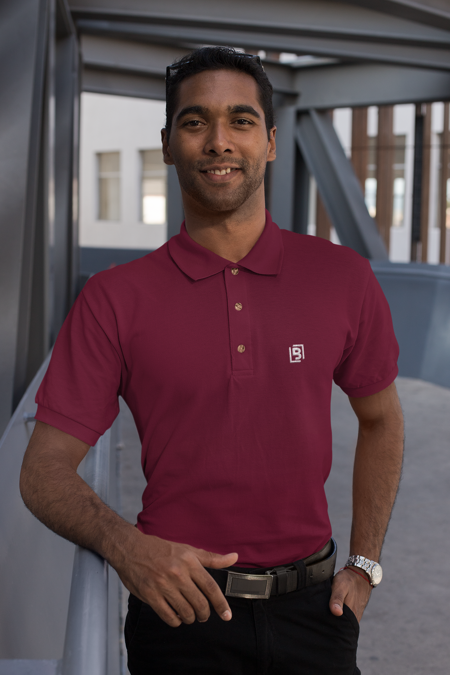 Essential Elegance: The Classic Polo T-Shirt - Maroon