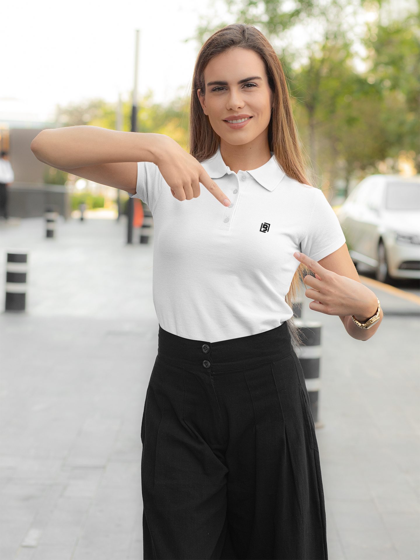 Essential Elegance: The Classic Polo T-Shirt - White