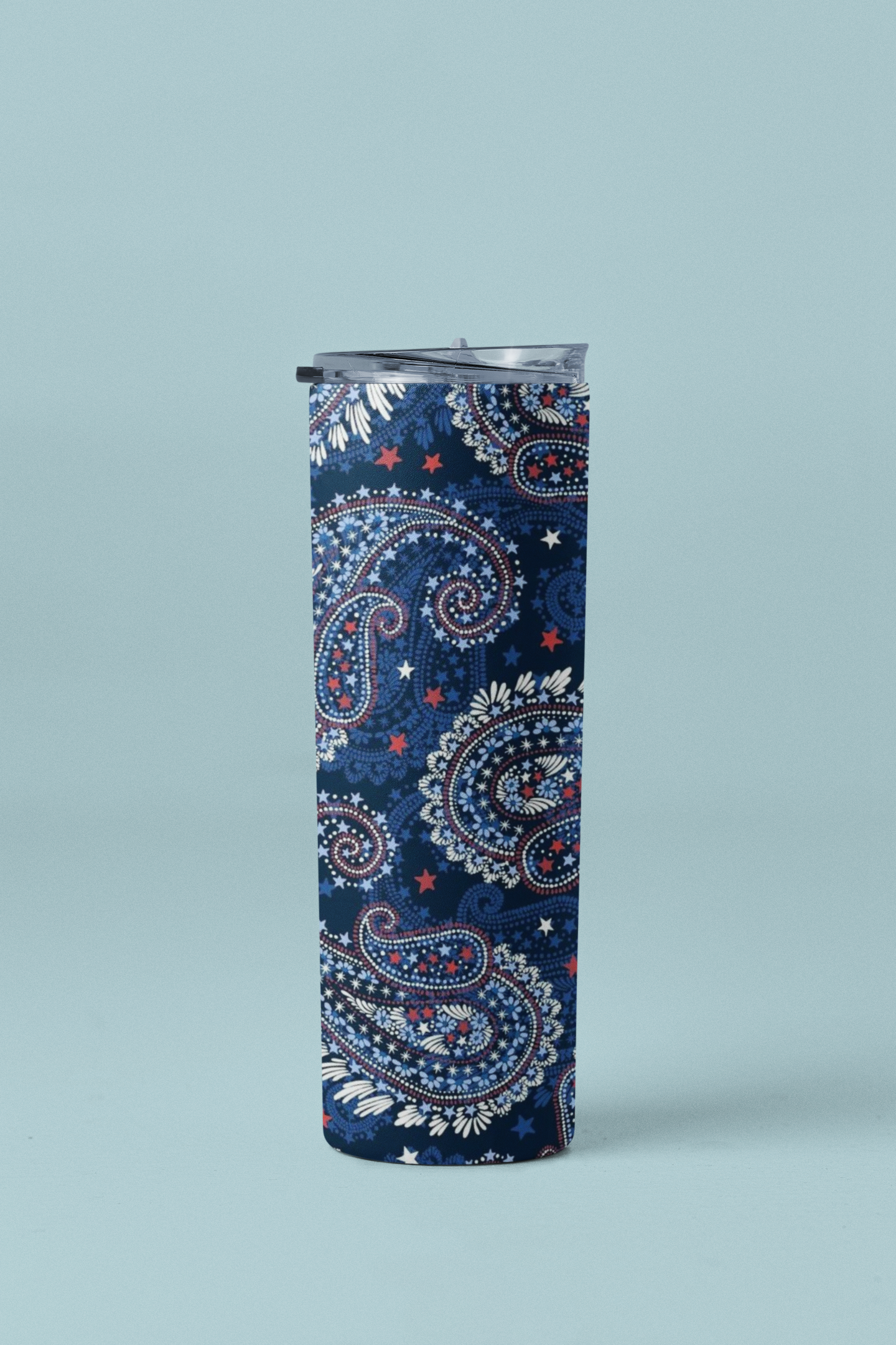 Azure Artistry Water Tumbler