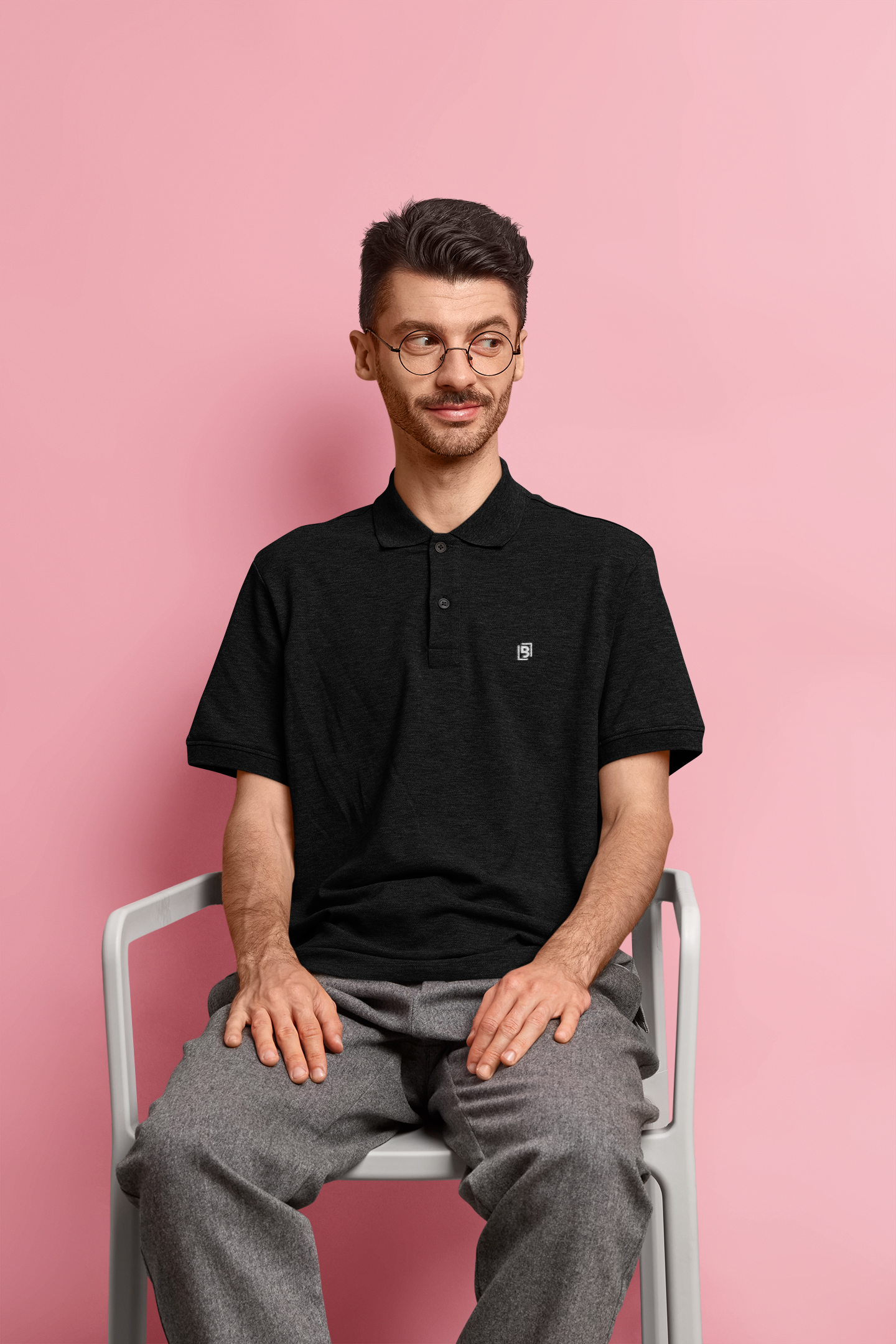 Essential Elegance: The Classic Polo T-Shirt - Black