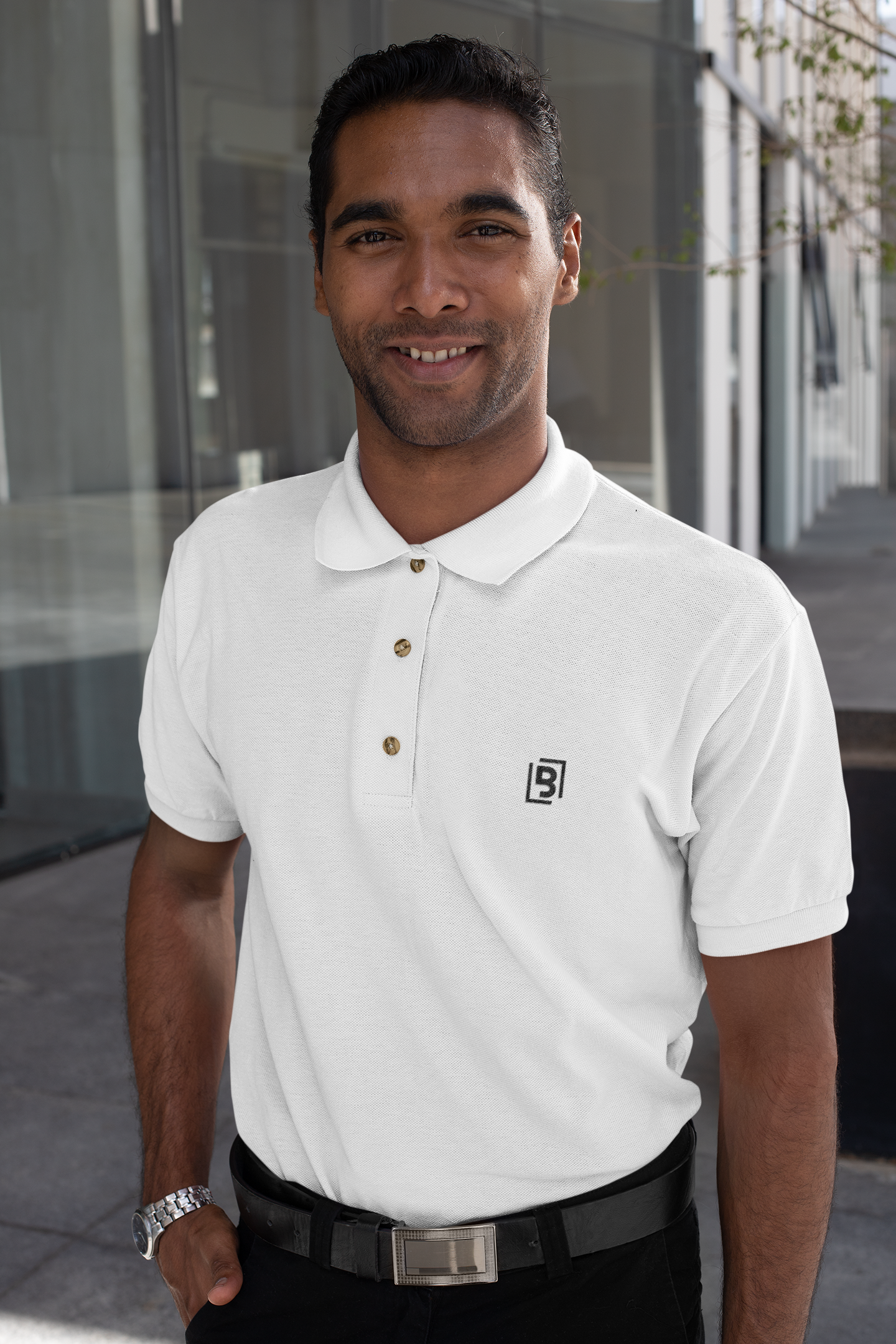 Essential Elegance: The Classic Polo T-Shirt - White