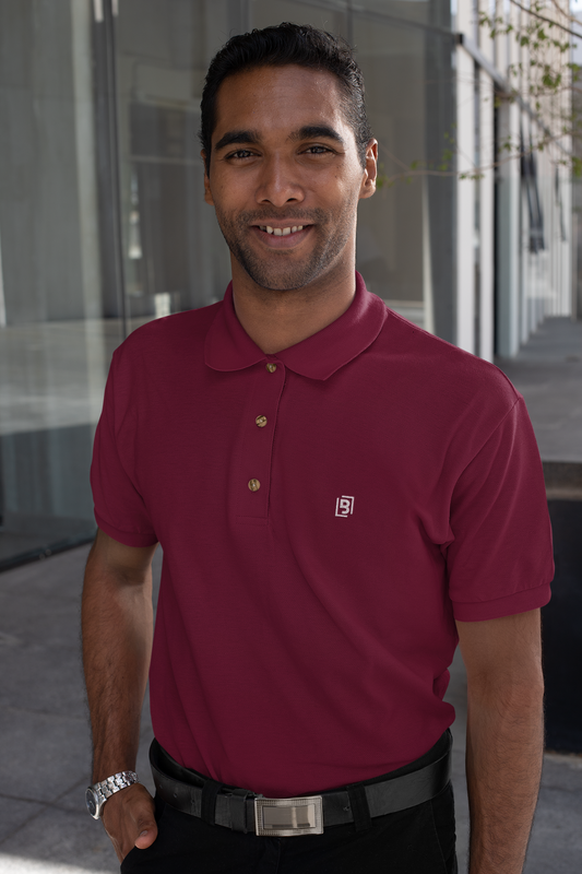 Essential Elegance: The Classic Polo T-Shirt - Maroon