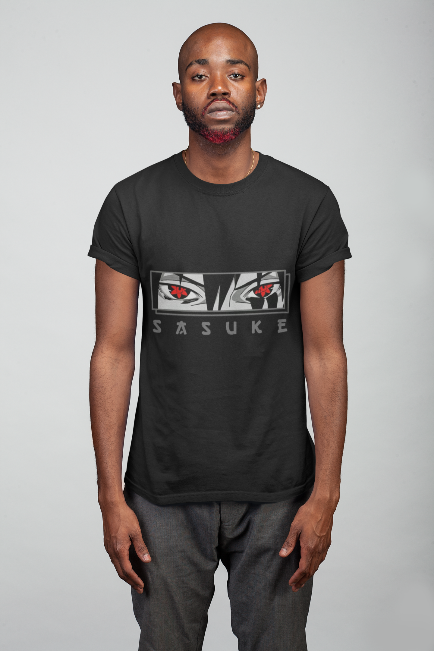 Sasuke's gaze Men's Tee - Black