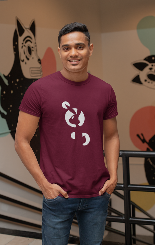 Men's Tee: The Bugs Bunny Banter – Maroon